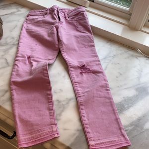 NWT Girls size 8 Gap pink supper skinny jeans!